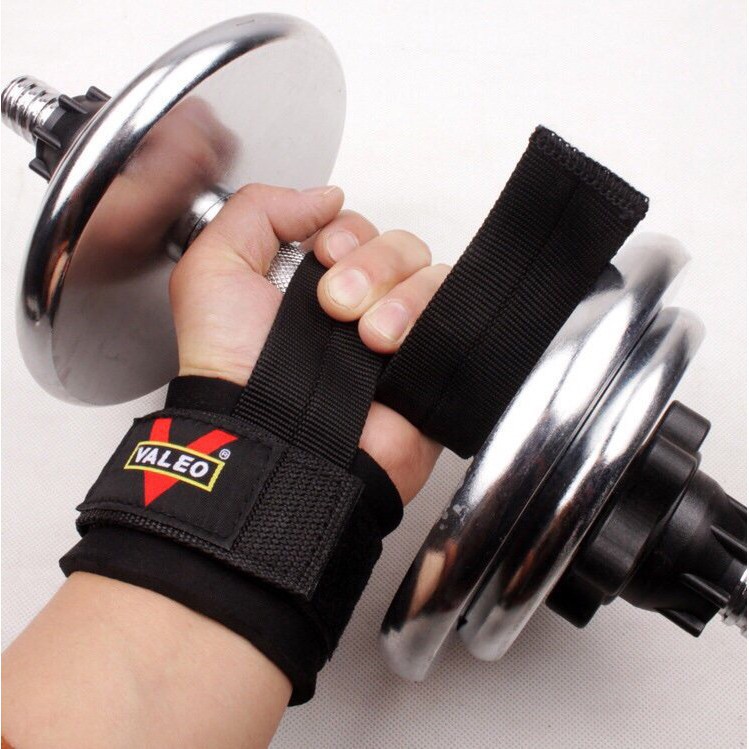 🎁 Dây quấn cổ tay kéo lưng nâng tạ ⚡FREESHIP⚡ dây quấn cổ tay Lifting Straps Pro