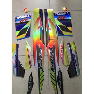 Tem sirius 110 vàng xanh crom