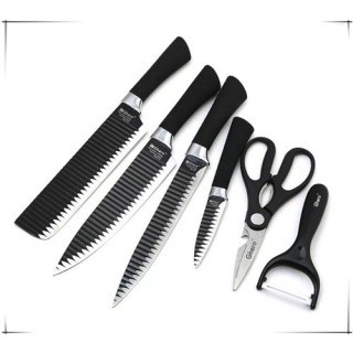 Bộ Dao Nhật 6 Món Cao Cấp Asakh Đa Năng CHẮC CHẮN, SẮC BÉN,SIÊU BỀN Phụ Kiện Nhà Bêp Bàn ăn