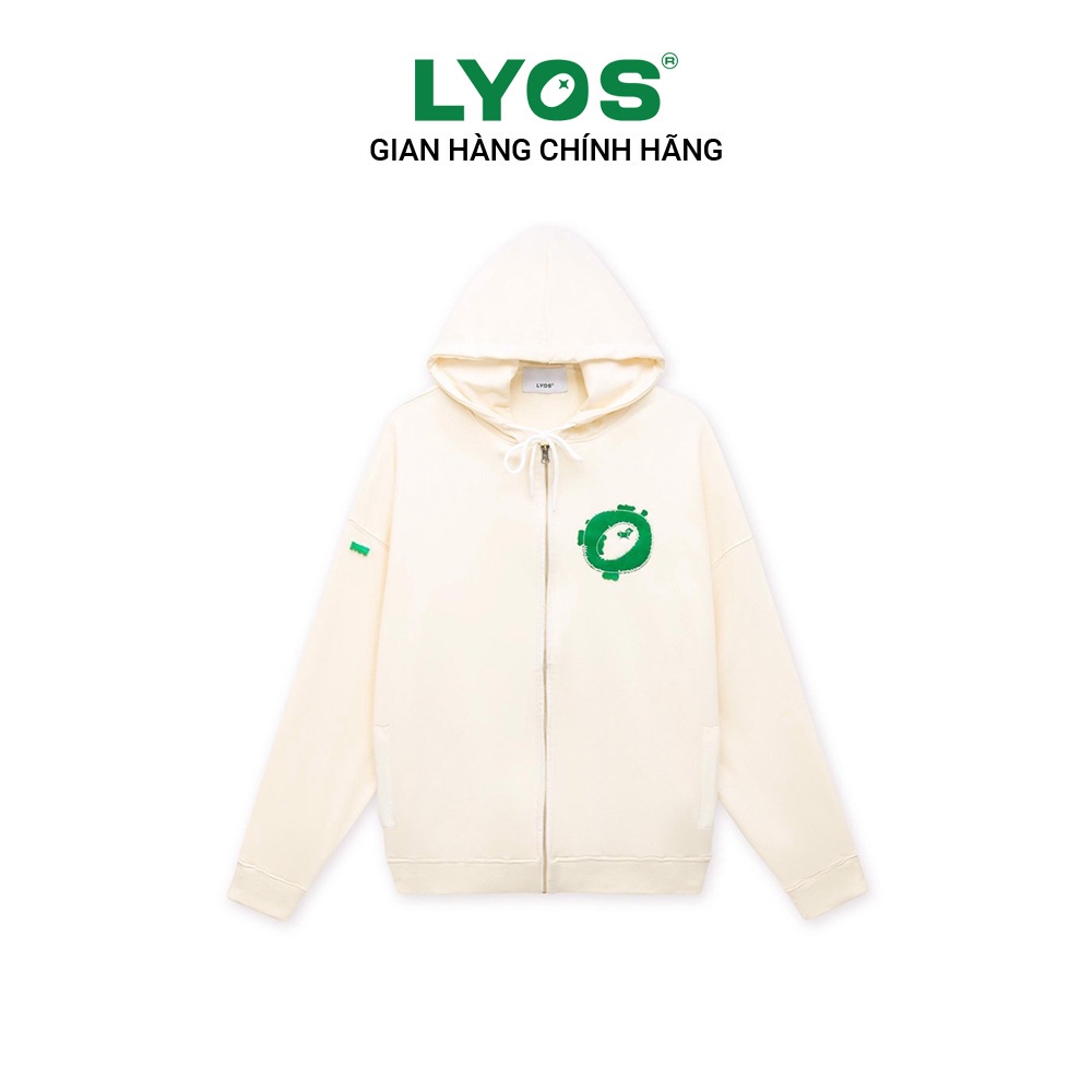 Áo Nỉ LYOS Ripped Hoodie Black/ Cream/ Green/ Blue/ Light Brown