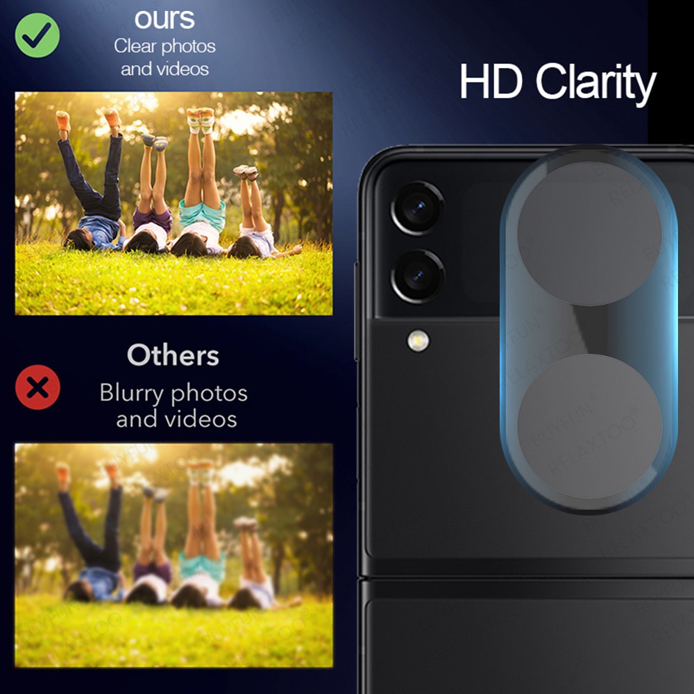 Ốp Điện Thoại Kính Cường Lực Bảo Vệ Camera Sau 3d Cho Samsung Galaxy Z Flip3 5g Z Flip 3