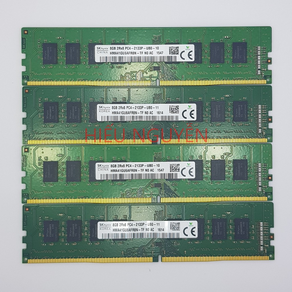 Ram ĐÔI PC DDR4  8GB - 16GB - 32GB Buss : 2133Mhz - 2666Mhz - 3000Mhz