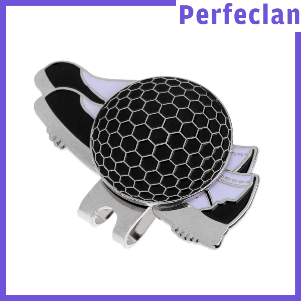 Kẹp Gắn Nón / Tấm Che Nắng Khi Chơi Golf Bằng Thép Không Gỉ Có Nam Châm Đánh Dấu Bóng