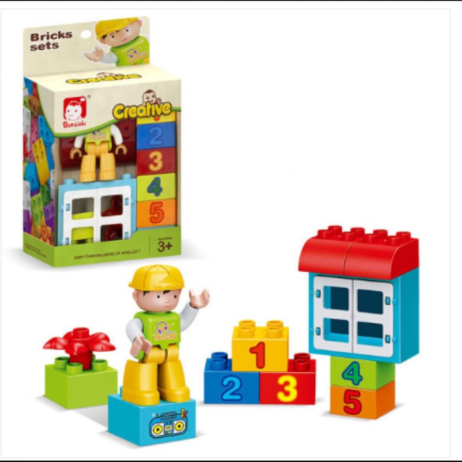 Thanh lý - Box Mega Junior Blocks,Bé ghép hình thông minh 01T