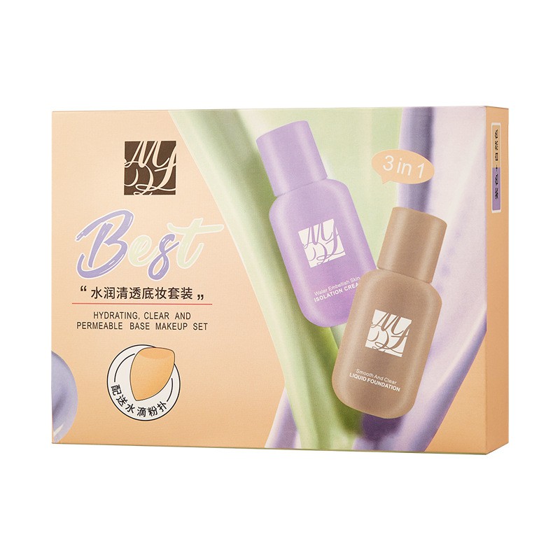 (Hàng Mới Về) Set Kem Nền Dạng Lỏng Dưỡng Ẩm Kiềm Dầu Maycheer | BigBuy360 - bigbuy360.vn