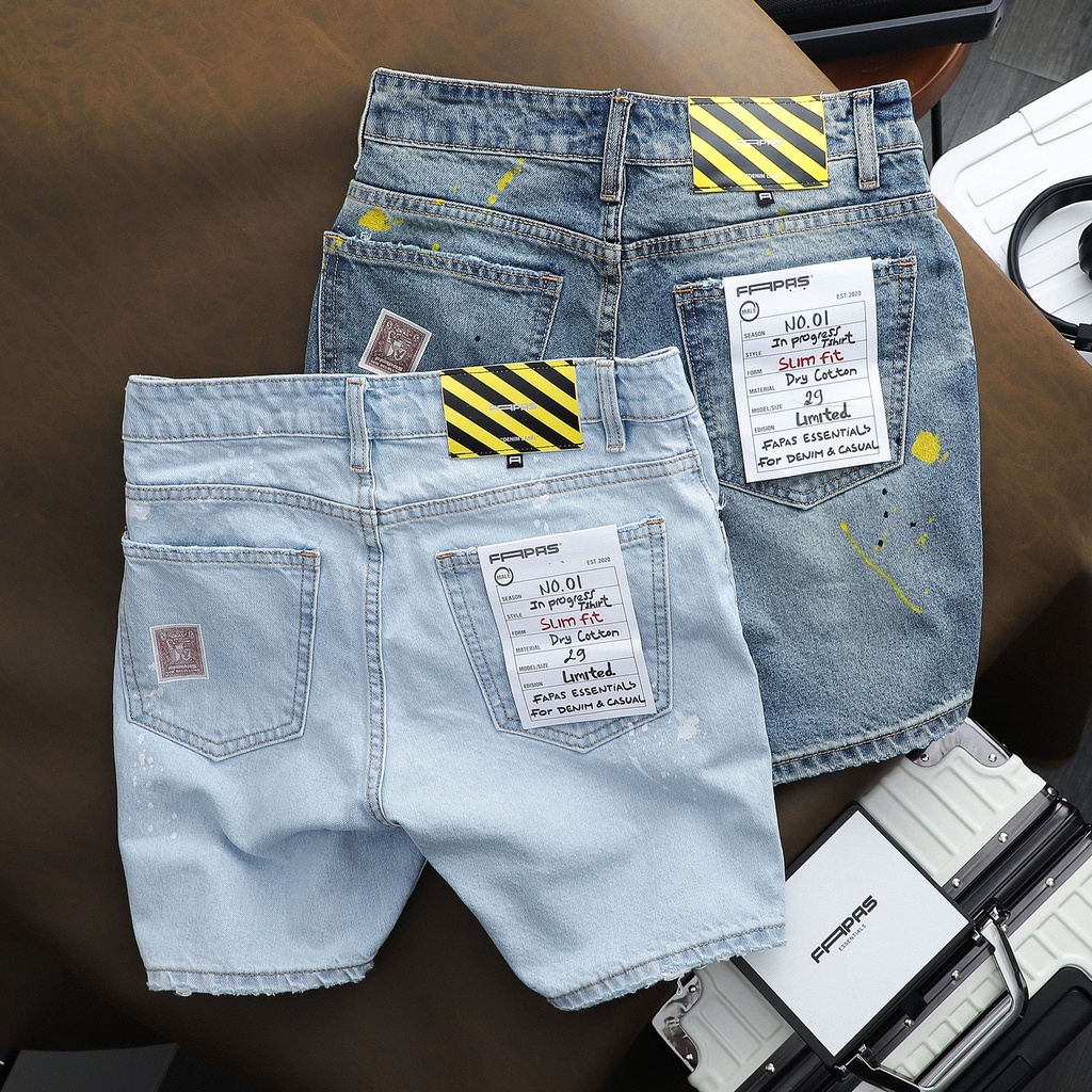 Quần shorts jean Xavi phong cách trẻ trung bụi bậm - FAPAS