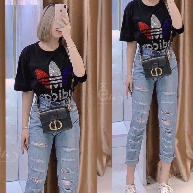 Túi đeo chéo nữ dáng hộp size18 (có 3 màu)