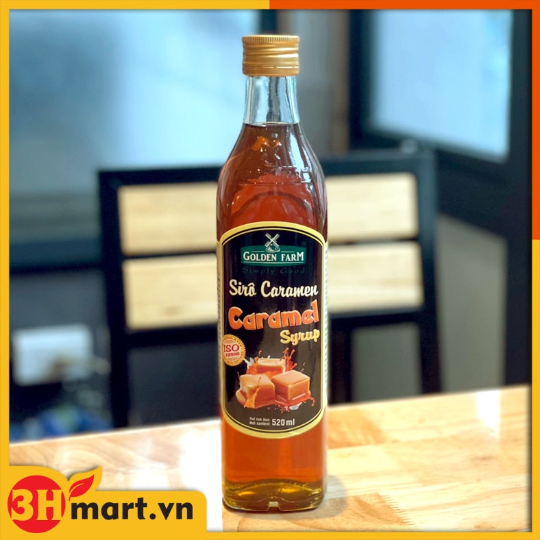 Nước siro Caramen Golden Farm 520ml