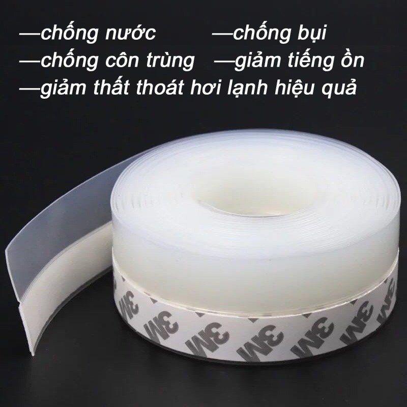 Cuộn 1 Mét Ron Dán Chân Cửa,Khe Cửa Chống Bụi Chống Côn Trùng,Làm Kín Phòng, Tiếng Ồn, Gió Lùa, Gió Điều Hòa, Bụi Bẩn