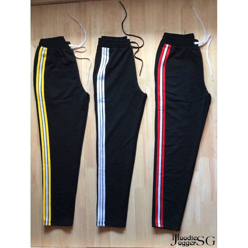 [Mã SKAMSALEP6 giảm 10% TỐI ĐA 100K đơn150K] [Size Đến 5XL] Quần thun suông 3 sọc nam nữ chất đẹp, dày dặn | BigBuy360 - bigbuy360.vn