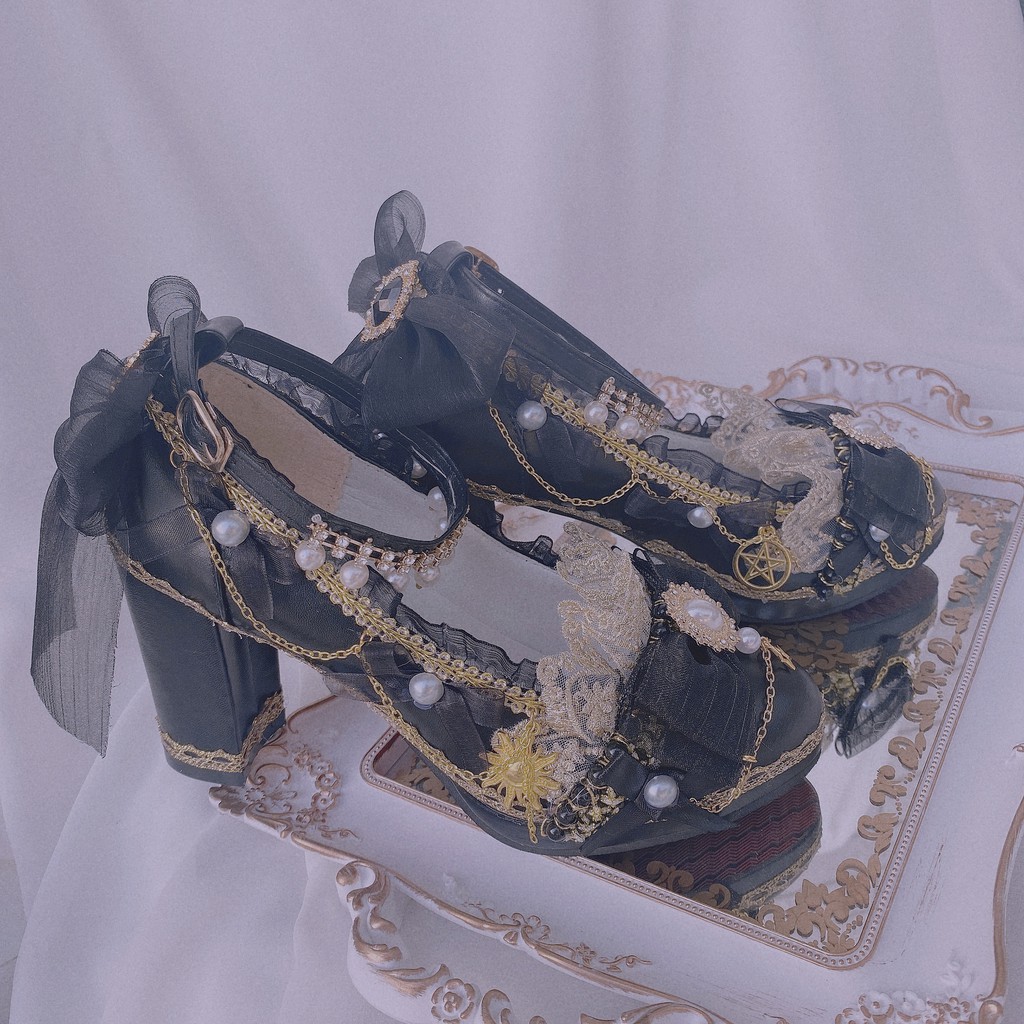 Giày lolita thủ công Thiếu Nữ Tâm #4