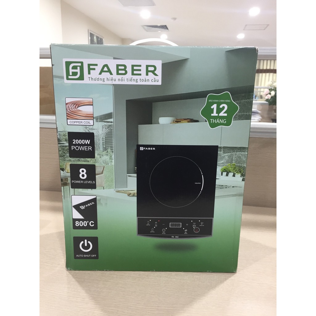 Bếp Từ Đơn Faber Nhập Khẩu - Chính Hãng Bảo Hành 12 Tháng Tặng Kèm Nồi Lẩu