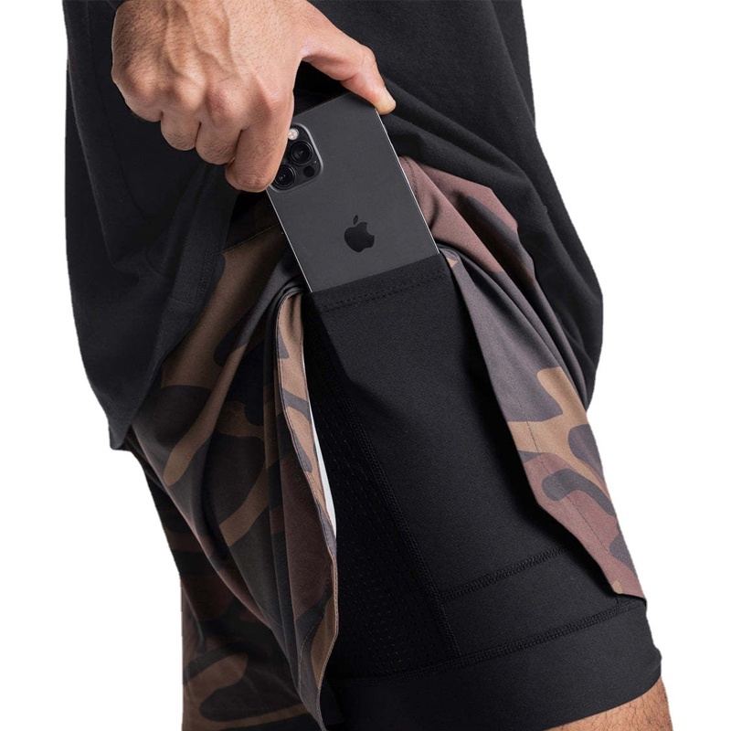 Lululemon    Quần Đùi Thể Thao Có Túi Dây Rút DK-11 Thích Hợp Khi Tập yoga Chạy Bộ Cho Nam