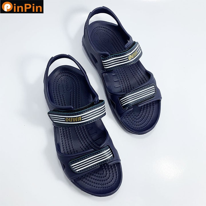 Sandal nam quai ngang đúc PinPin chất liệu eva nhẹ đế chống trơn trượt siêu bền_dw089