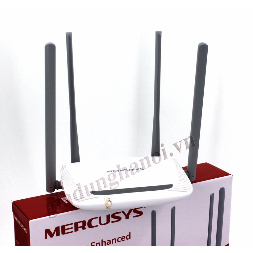 Modem thu phát sóng kích sóng wifi 4 râu Mercury MW325R