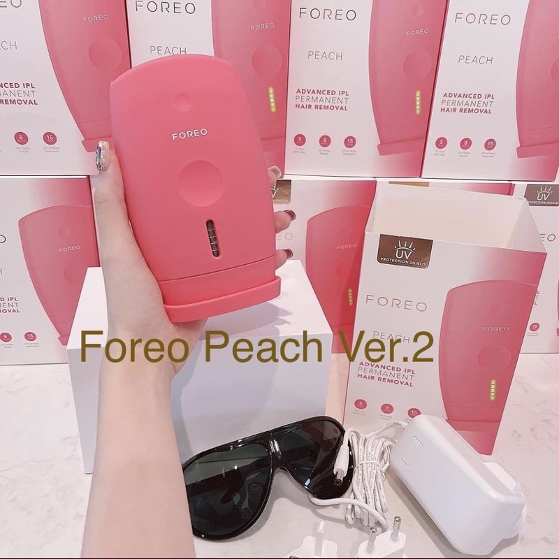 Máy triệt lông Foreo Peach Ver 2 Hair Removal - Bảo hành chính hãng 2 năm