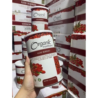 Kỳ Tử Đỏ Organic Sấy Khô Không Hoá Chất 454Gram