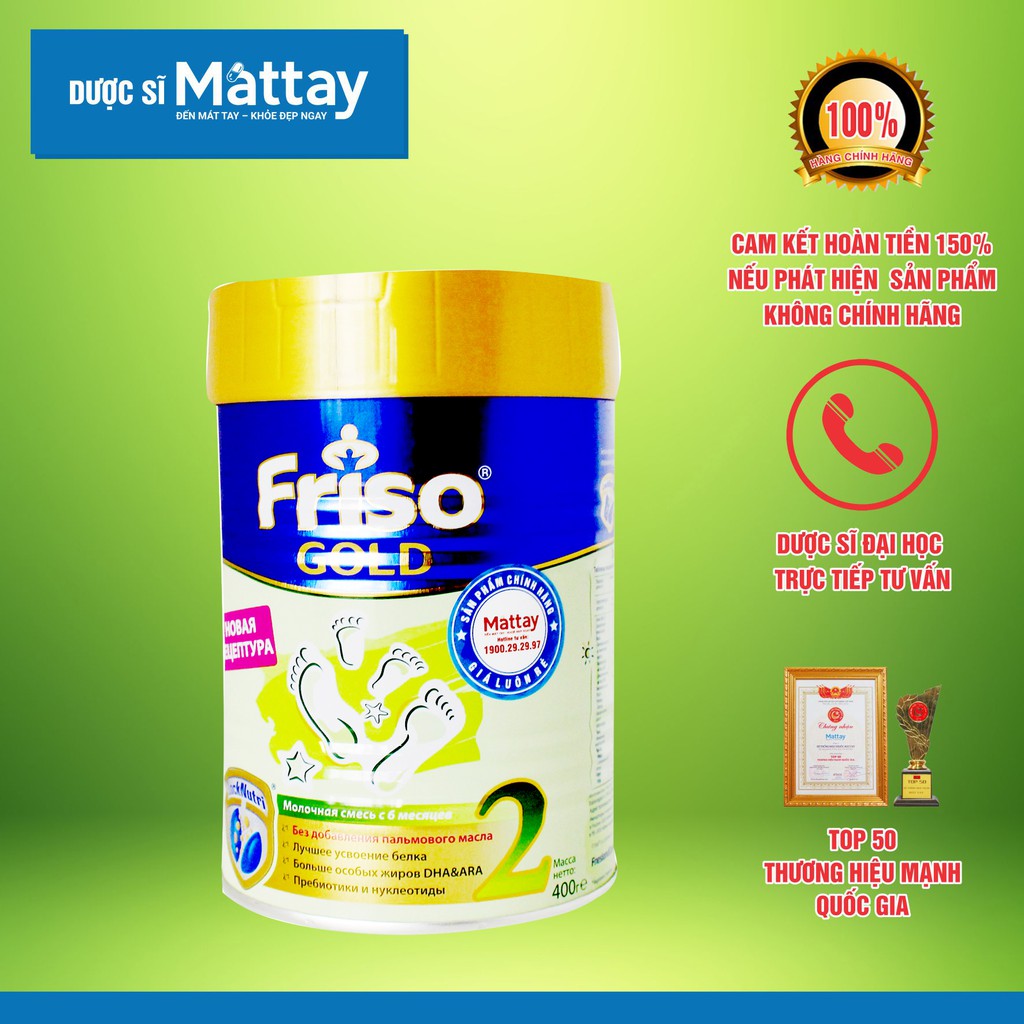 ❤️ Sữa Friso Nga Số 2 - Lon 400gr - Nội Địa Nga