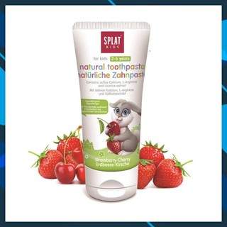 Kem Đánh Răng Trẻ Em 2-6 Tuổi Hương Dâu Rừng - Anh Đào Wild Strawberry - Cherry 55ml