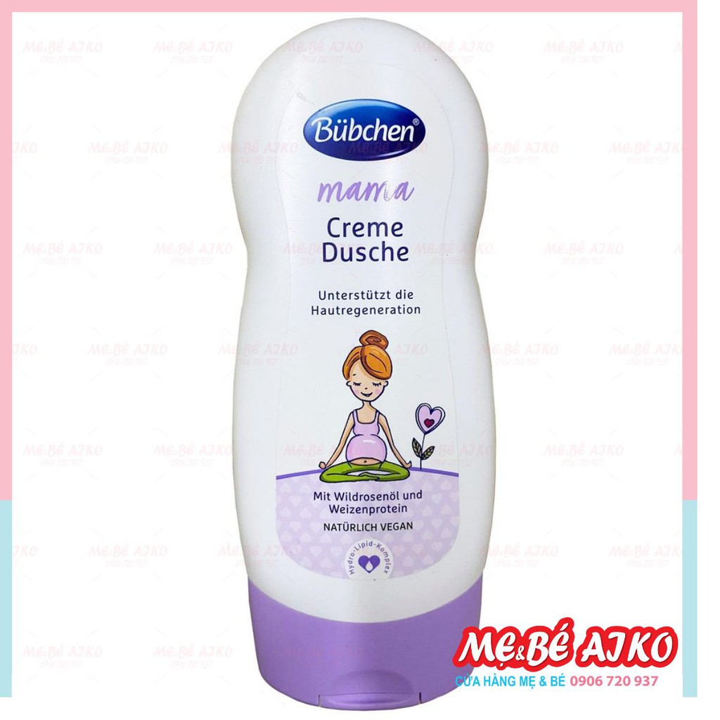 [Hàng Chính Hãng] Sữa tắm chăm sóc da cho bà bầu Bubchen của Đức 230 ml