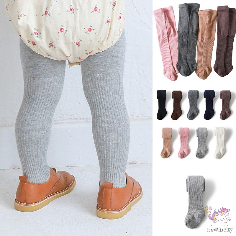 Quần Legging Trơn Màu Cho Bé Gái