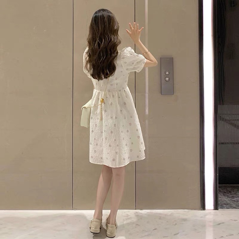 Váy BaByDoll Tay Ngắn Dễ Thương Đầm Đi Chơi Đi Dạo Phố Đi Tiệc Đi Biển V3607
