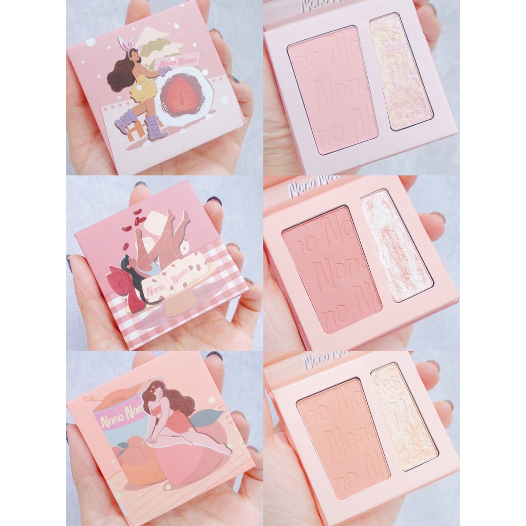Phấn má hồng nono notes + highlight | BigBuy360 - bigbuy360.vn