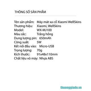 Máy mát xa cổ Xiaomi WellSkins (WX-MJ100)