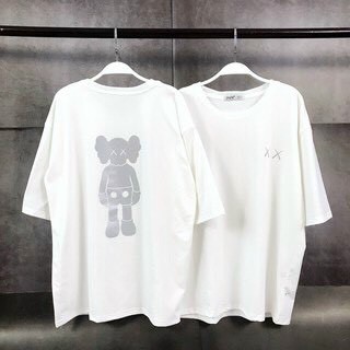 Áo thun nam nữ unisex tay lỡ in phản quang chất thun co giãn 4 chiều (gaubong)