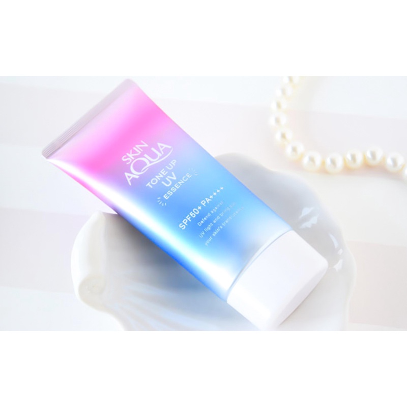 Kem chống nắng Rohto Skin Aqua Tone Up UV Essence SPF+ PA++++ 80g
