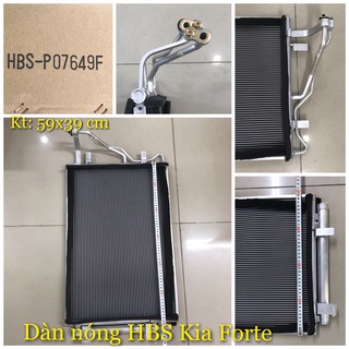 Dàn nóng HBS xe con Kia (Morning / Forte / Rio / Carens / K3000) (hàng mới 100%)