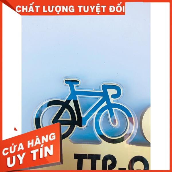 Giá treo huy chương Xe đạp, 40x18 khắc chìm Mirror siêu đẹp