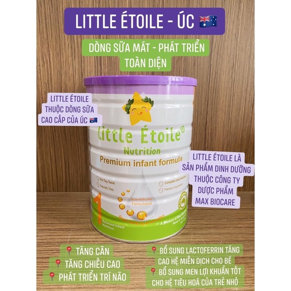 ✔️Sữa bột ngôi sao nhỏ Little Étoile đủ số 1, 2, 3  Úc Date 2024 - Babystorepp