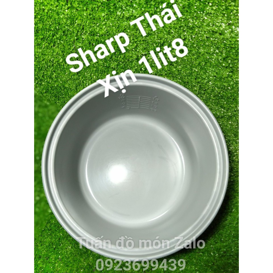 [Mã ELMS5 giảm 7% đơn 300K] Lòng Nồi Cơm Điện Sharp 1.8l phụ kiện phụ tùng linh kiện chính hãng