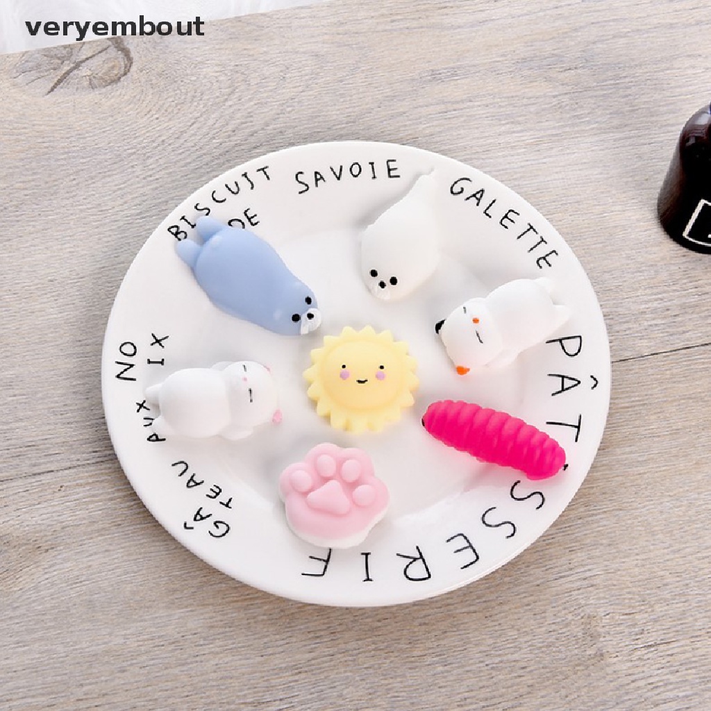 Đồ Chơi Nắn Bóp Hình Động Vật Mini Dễ Thương Đổi Màu Theo Nhiệt Độ 96 Mẫu