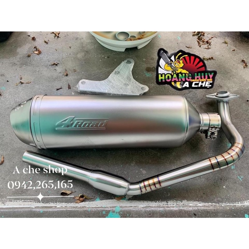 Combo 4Road pháp mẫu ngắn + cổ pát sh việt vario click ab125