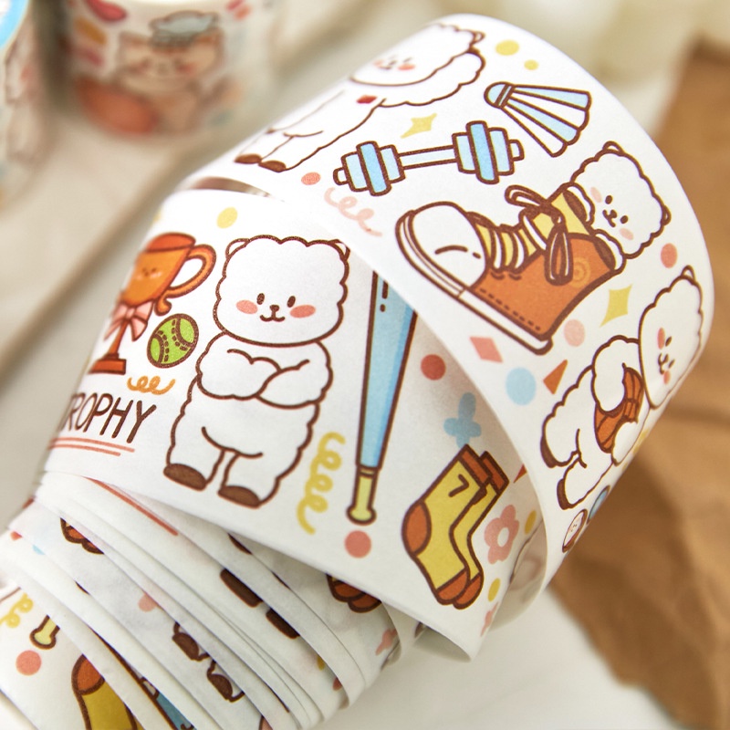 Cute cartoon soft cute diary sticker Diary Scarpbooking DIY Decoration Washi Tape