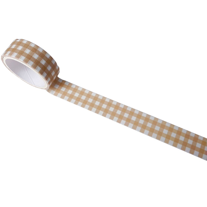 Băng Keo Giấy Washi Siêu Rộng 1 5cm Họa Tiết Kẻ Sọc Retro Trang Trí Thủ Công DIY