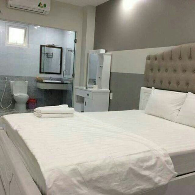 Bộ Drap Cotton Trắng Trơn đủ kích thước cho khách sạn , nhà nghỉ