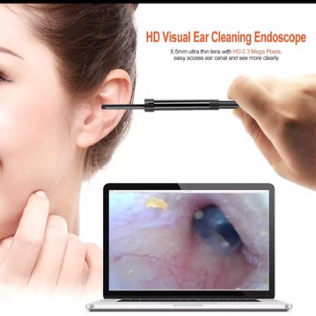 Camera nội soi mini USB kèm cây lấy ráy tai