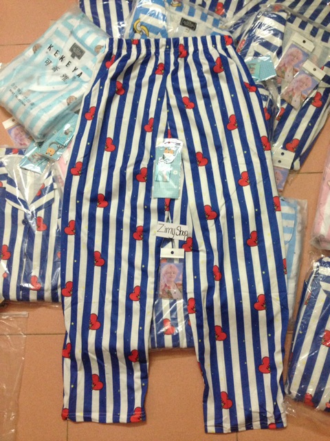 [BTS] ẢNH THẬT + VIDEO BỘ NGỦ PIJAMA BTS BT21 | BigBuy360 - bigbuy360.vn