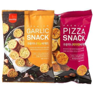 1 gói bánh mì sấy vị Bơ tỏi gói 120gr- Bánh mì bơ tỏi garlic