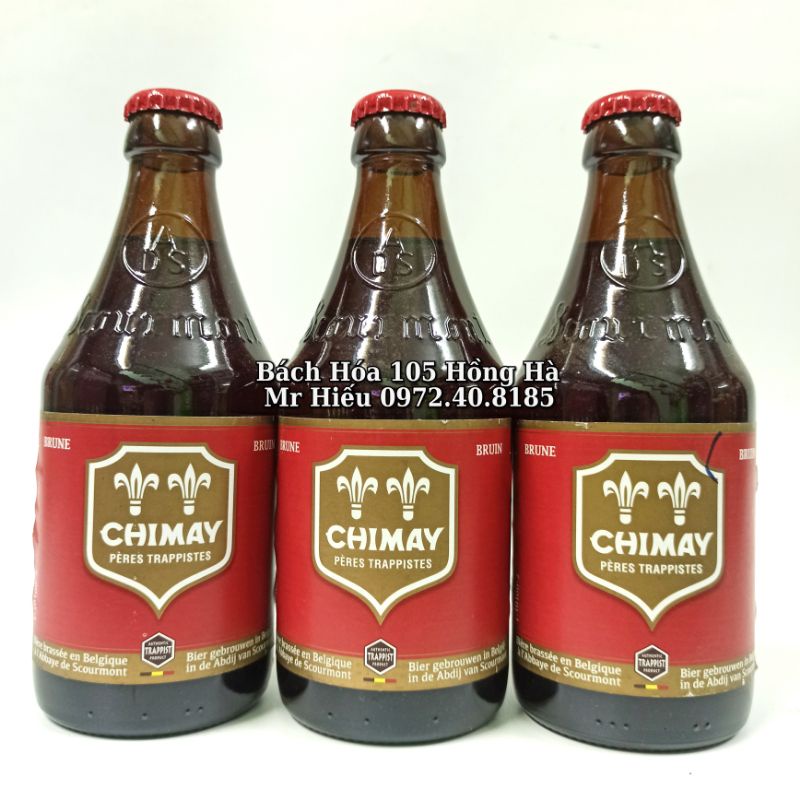 Bia Chimay đỏ thùng 12 chai 330ml