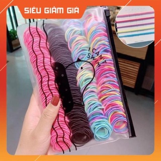 [rẻ vô địch] [20 dây cột tóc 1K ] Dây cột tóc cho bé giảm giá sock [lẻ = sỉ]