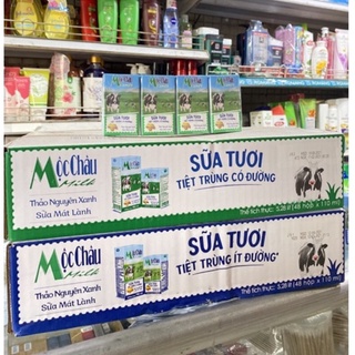 Thùng 12 Vỉ Sữa Tươi Mộc Châu Bé (110ml x 48 hộp)