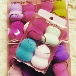 HỘP BÔNG MÚT HỒ LÔ TÁN KEM NỀN BEAUTY ZER MAN