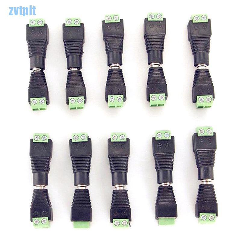 Set 20 Đầu Nối Dc 2.1x5.5mm Chuyên Dụng Cho Cctv New Gft