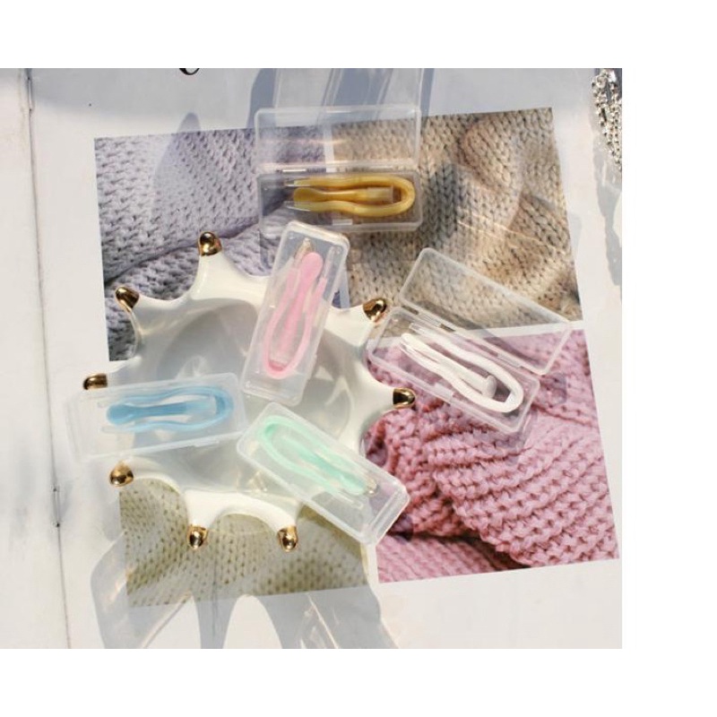 Dụng cụ đeo lens - Hộp mika và hộp nhựa dẻo