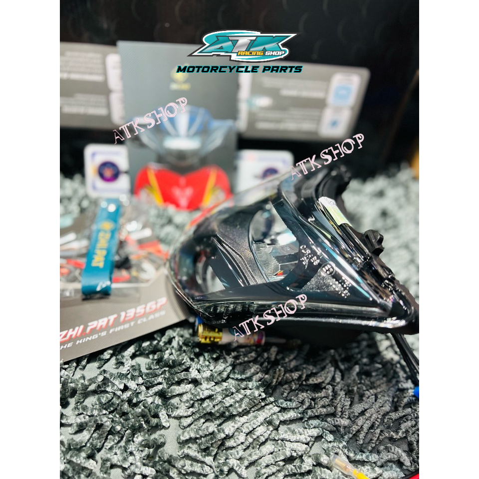 Choá đèn ZHIPAT dành cho xe exciter đời 2006 đến 2010 tặng mão chắn gió zhipat