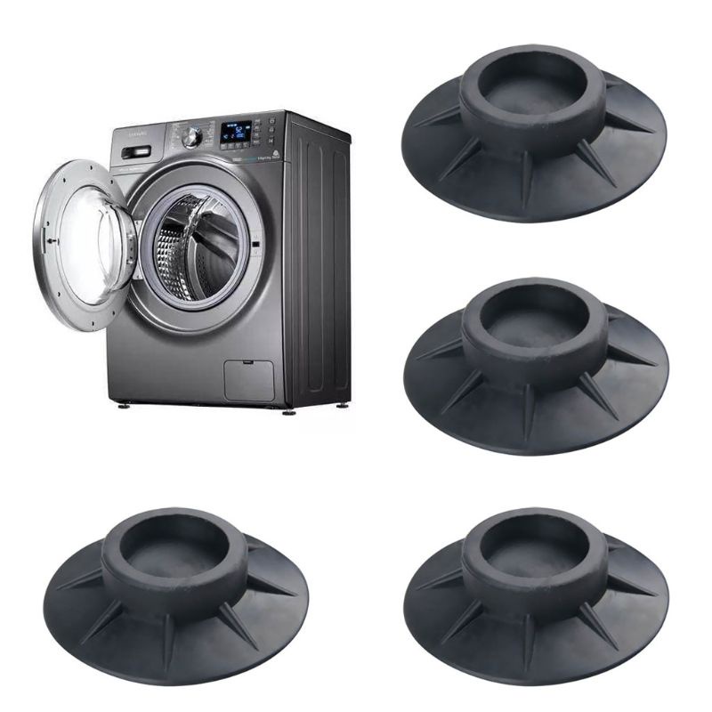 Set 4 Đệm Lót Chân Chống Rung Có Thể Điều Chỉnh Chiều Cao Cho Máy Giặt